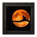 Cat in the Moon - Framed art