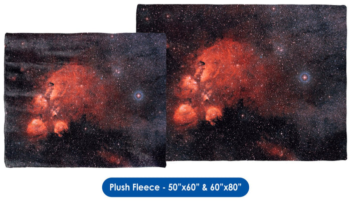 Cat's Paw Nebula - Throw Blanket / Tapestry Wall Hanging