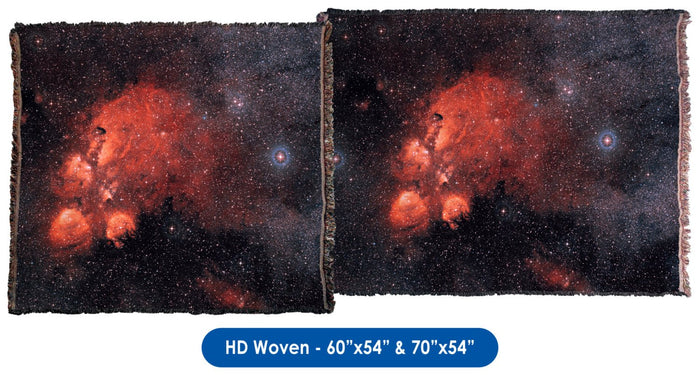 Cat's Paw Nebula - Throw Blanket / Tapestry Wall Hanging