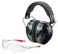 Champion Eyes & Ears Combo Earmuffs & Shooting Glasses (NRR 22dB) Black