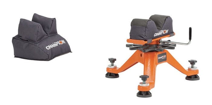 Champion Range and Target Tri-Stance Rest Steel Black/Orange
