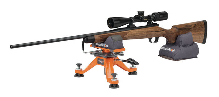 Champion Range and Target Tri-Stance Rest Steel Black/Orange