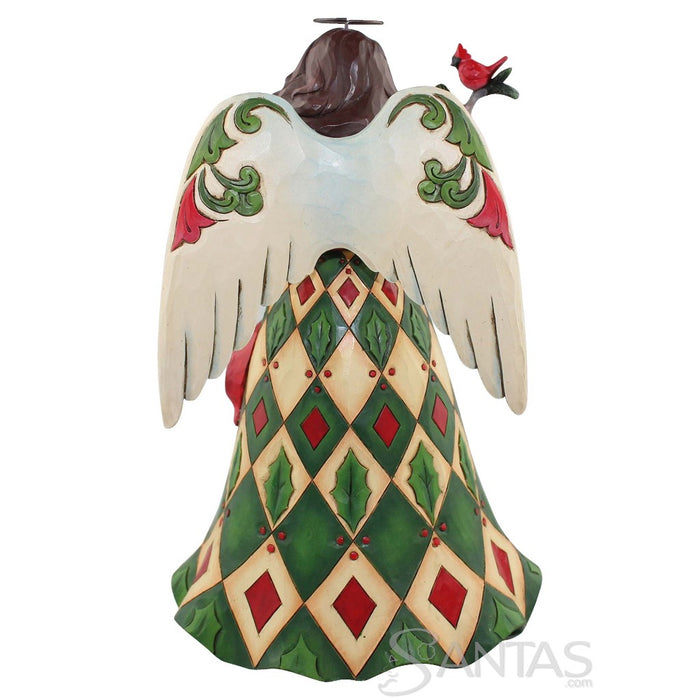 Christmas Angel with Cardinals - Heaven & Earth Rejoice by Jim Shore