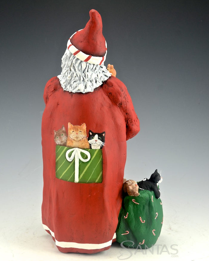 Christmas Cats - Ginny Diezel Original Santa
