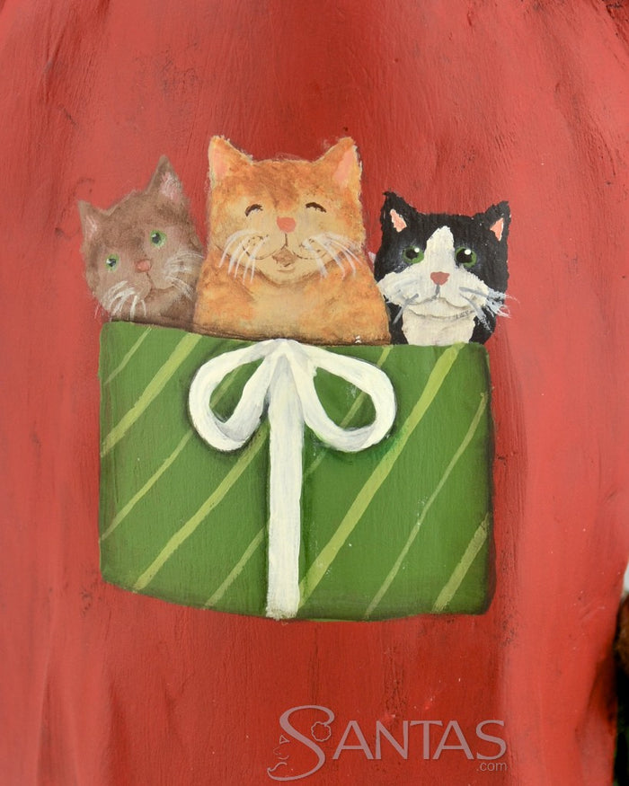 Christmas Cats - Ginny Diezel Original Santa