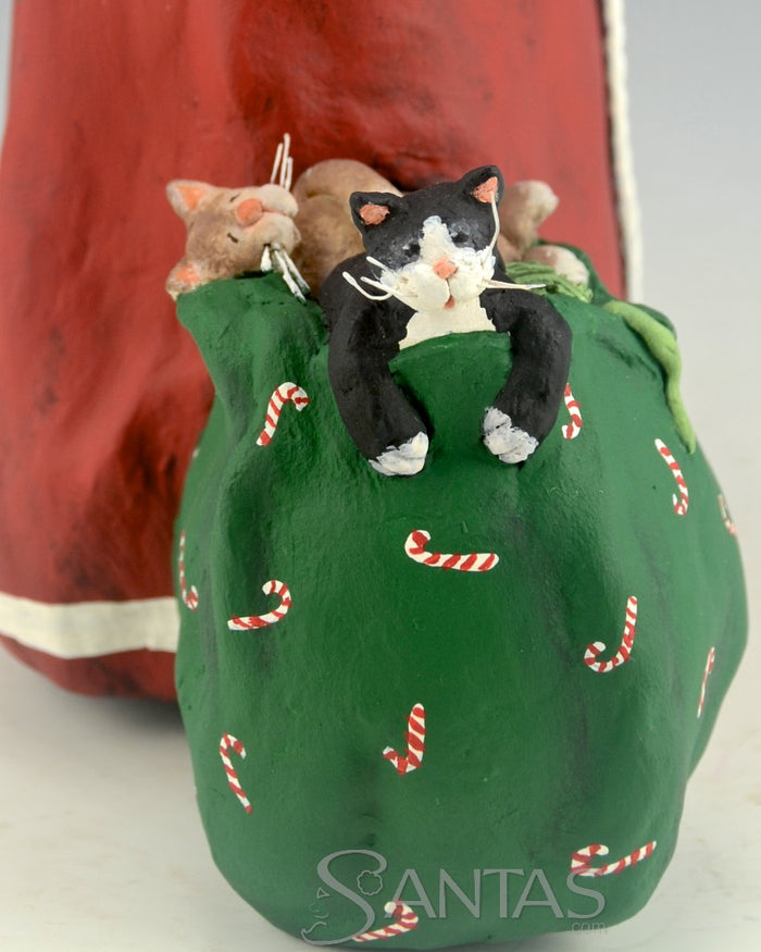 Christmas Cats - Ginny Diezel Original Santa