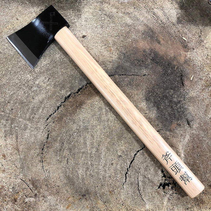 Cold Steel Axe Gang Hatchet 1055 Carbon Steel Blade American Hickory Handle Black/Natural Wood