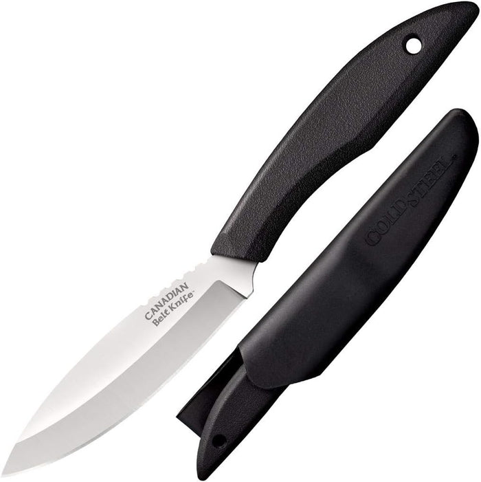 Cold Steel Belt Knife Fixed Blade Knife 4" Spear Point Plain Edge