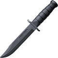 Cold Steel Leatherneck Fixed Blade Training Knife 7" Clip Point Santoprene Black