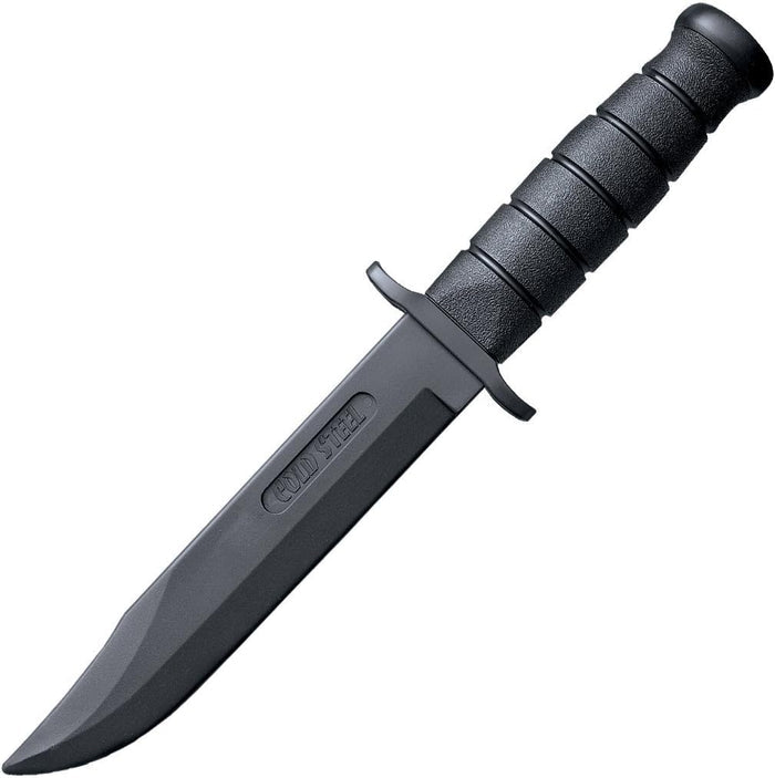 Cold Steel Leatherneck Fixed Blade Training Knife 7" Clip Point Santoprene Black