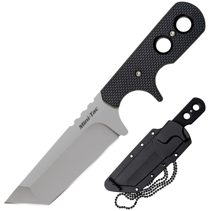 Cold Steel Mini Tac Bowie 3.34" Tanto Point Plain Edge