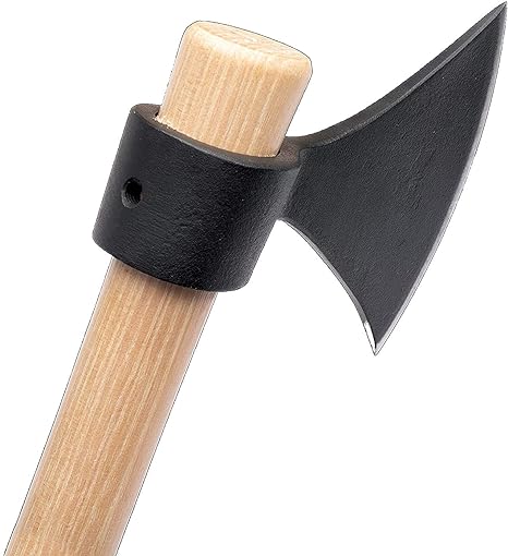 Cold Steel Norse Hawk Tomahawk 1055 Carbon Steel Blade American Hickory Handle Black/Natural Wood