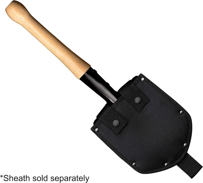 Cold Steel Special Forces Shovel Medium Carbon Steel Blade Black Hardwood Handle