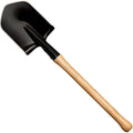Cold Steel Spetsnaz Trench Shovel Medium Carbon Steel Blade Black Hickory Handle