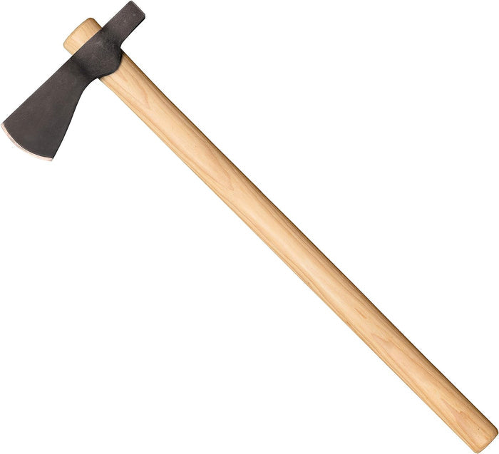 Cold Steel Tail Hawk Tomahawk 1055 Carbon Steel Blade American Hickory Handle Black/Natural Wood