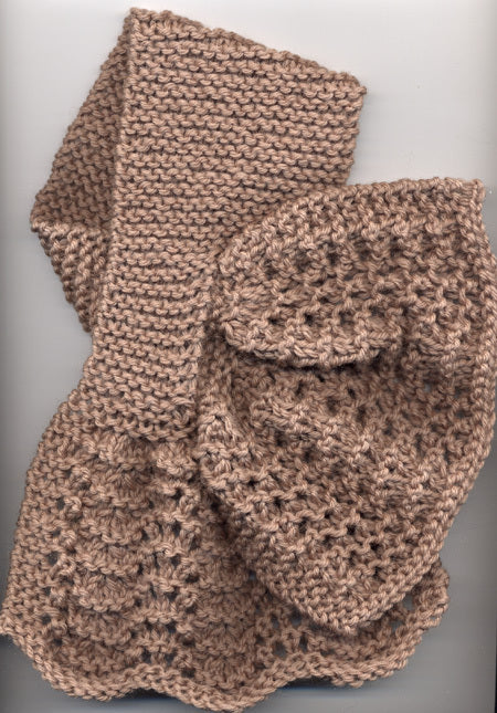 "Criss-Cross Lace Scarf" Pattern