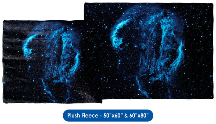 Cygnus Loop Nebula - Throw Blanket / Tapestry Wall Hanging