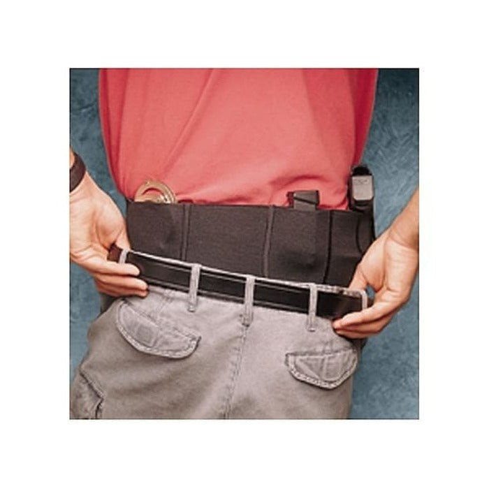DeSantis Belly Band Holster Ambidextrous Small & Medium Sized Semi-Autos & Revolvers Nylon Black