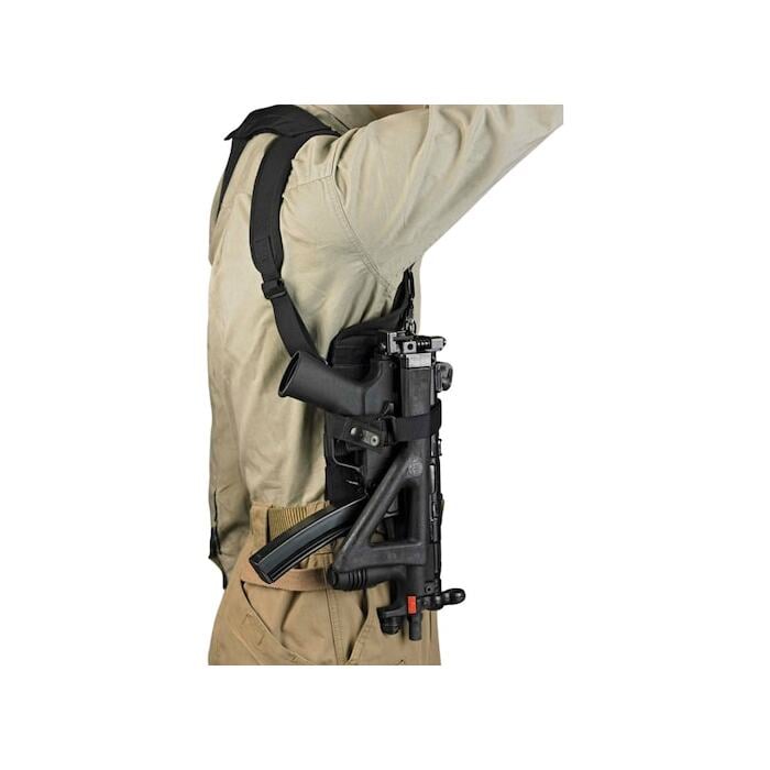 DeSantis DSD Rig Shoulder Holster Right Hand Most 223 Submachine Guns Nylon Black