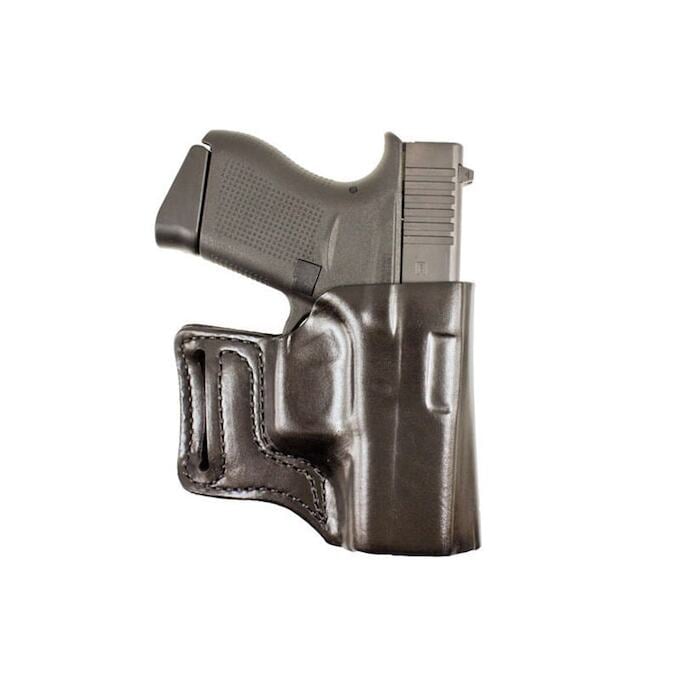DeSantis E-Gat Slide Holster Right Hand Sig P938, Kimber Micro 9mm Leather Black