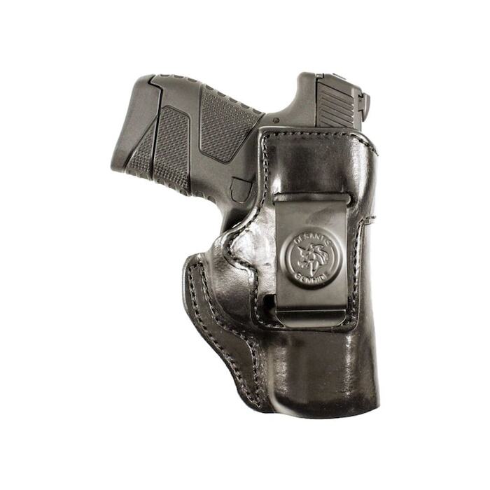 DeSantis Inside Heat Holster Right Hand Springfield Hellcat, Springfield Hellcat OSP Saddle Leather Black