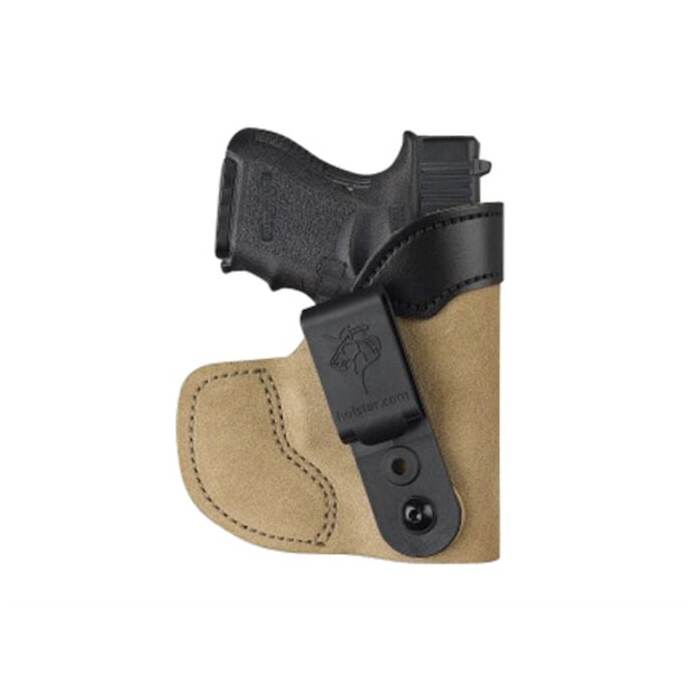 DeSantis Pocket-Tuk Holster Left Hand S&W J Frames 2" to 2-1/4", M&P 340 2" Leather Natural Leather