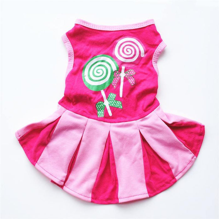 Dog Summer Lollipops Dress
