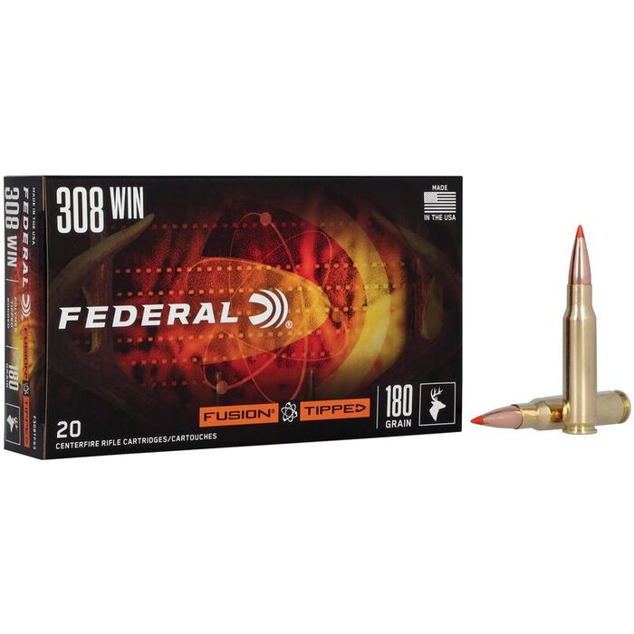 Federal Ammunition 308 Winchester 180 Grain Polymer Tipped 20 Count