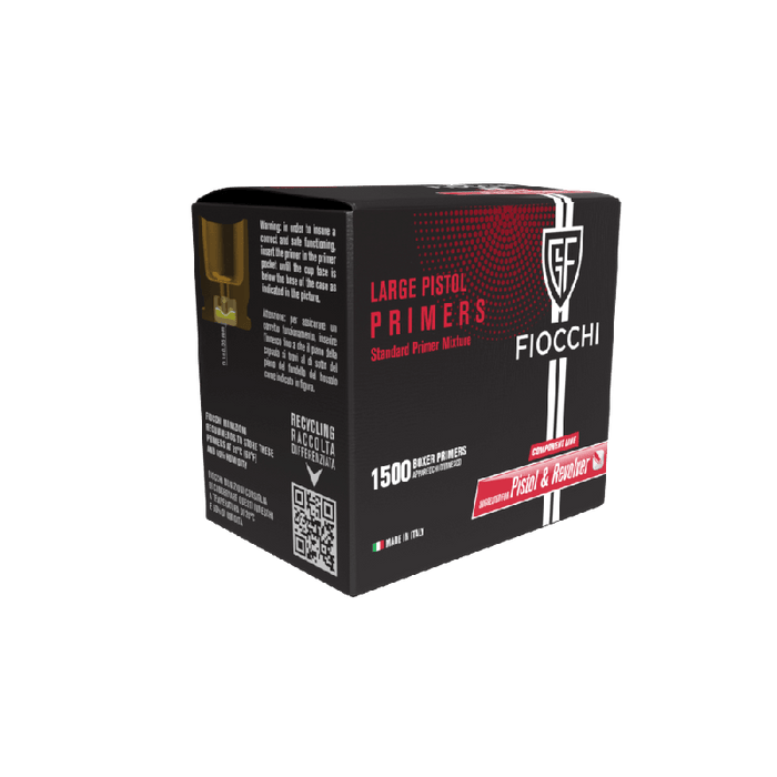 Fiocchi Large Pistol Primers (1500 ct box)