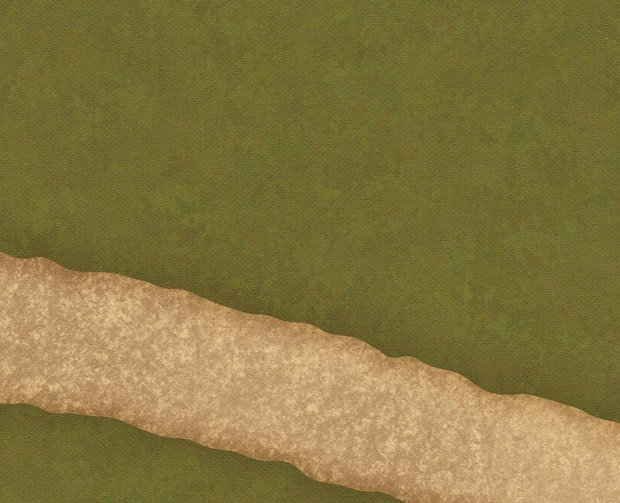 Fork in the Road on a Grassy Field - #GM301 - 60" x 80" (4' x 6' plus) Fleece Table Top Gaming Mat