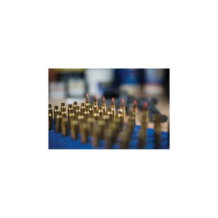 Frankford Arsenal Universal Reloading Tray 17 Remington, 458 Winchester Magnum 50 Rounds Blue Plastic