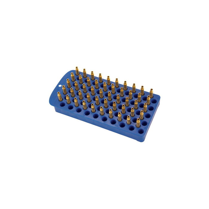 Frankford Arsenal Universal Reloading Tray 17 Remington, 458 Winchester Magnum 50 Rounds Blue Plastic