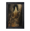 Ghost on Stairs - Framed art