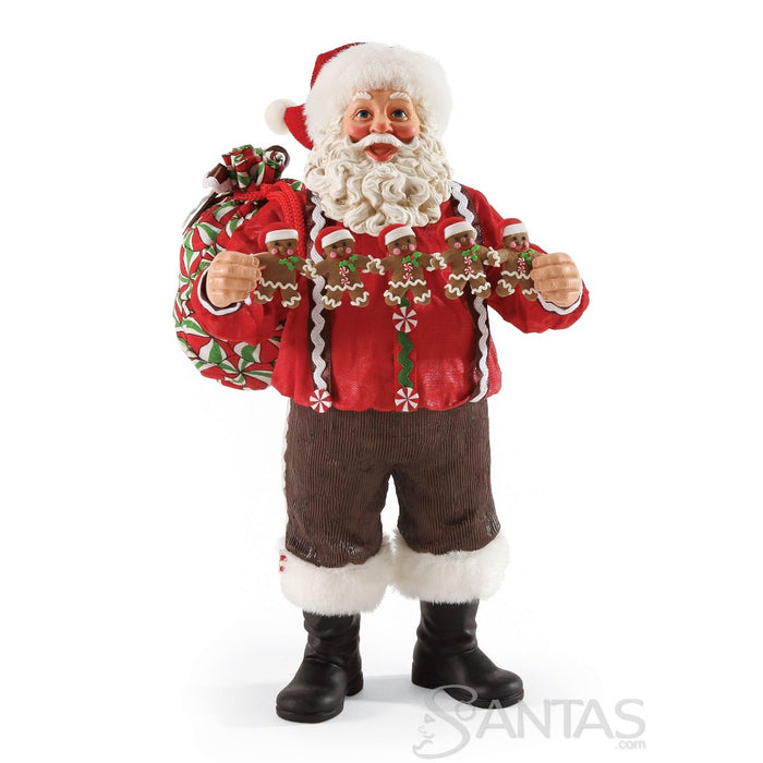 Gingerbread Man Garland Possible Dreams Santa