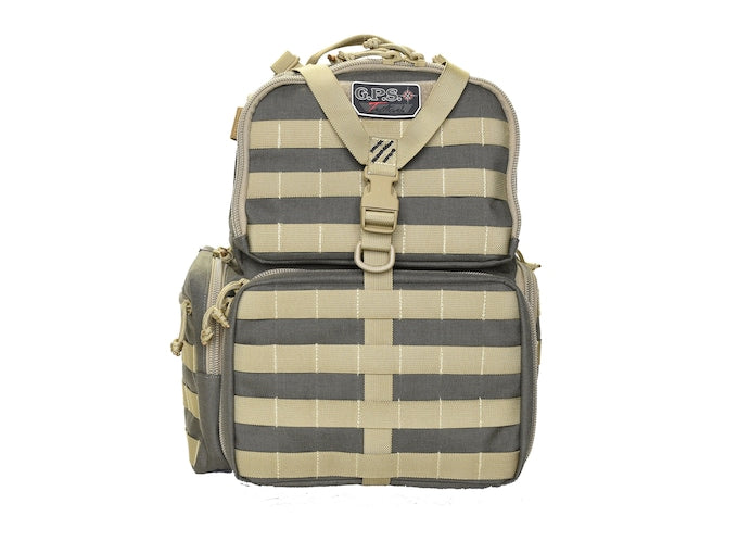GPS Tactical Range Backpack 1000D Cordura Nylon Green/Khaki
