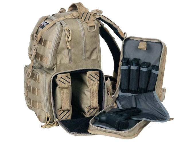 GPS Tactical Range Backpack 1000D Cordura Nylon Green/Khaki