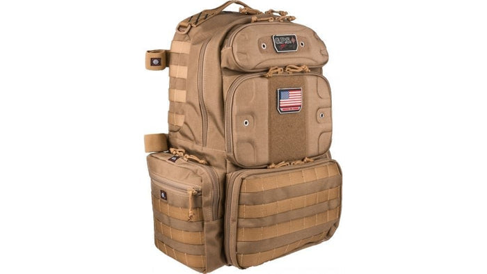 GPS Tactical Range Backpack 1000D Cordura Nylon Tan
