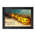 Halloween Greeting Jack-o-Lanterns - Framed art