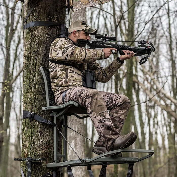 Hawk Hunting Helium Kickback LVL Hang On Treestand Aluminum