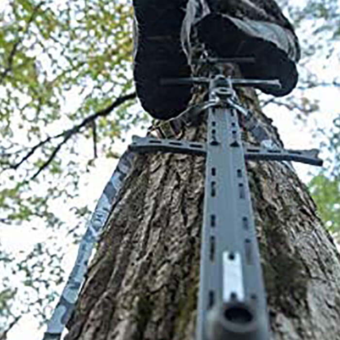 Hawk Hunting Helium Treestand Climbing Sticks 30" Aluminum Flat Dark Earth Pack of 3