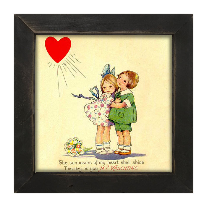 Heart as the Sun - Framed art