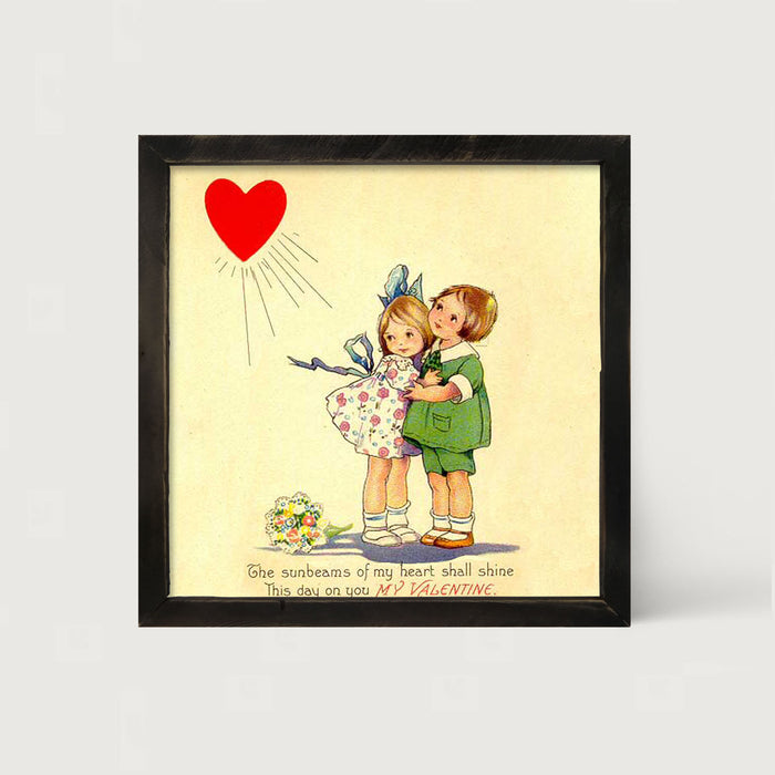 Heart as the Sun - Framed art