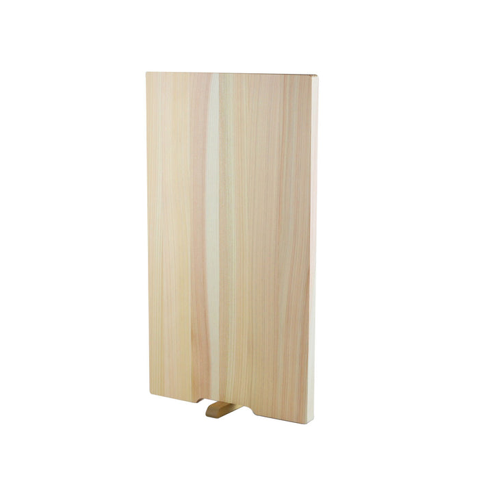 Hinoki (Japanese Cypress) Cutting Board w/Stand 14.4" x 7.9" x 0.6" H