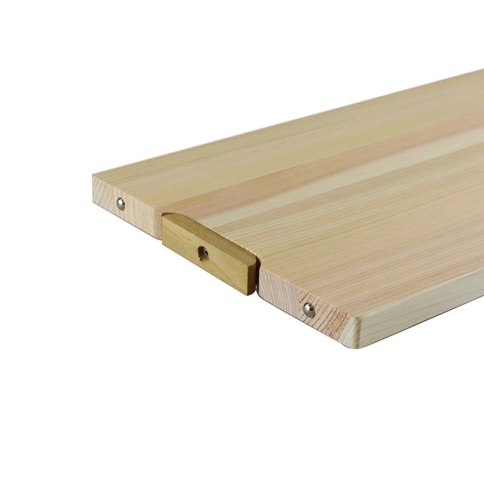 Hinoki (Japanese Cypress) Cutting Board w/Stand 14.4" x 7.9" x 0.6" H