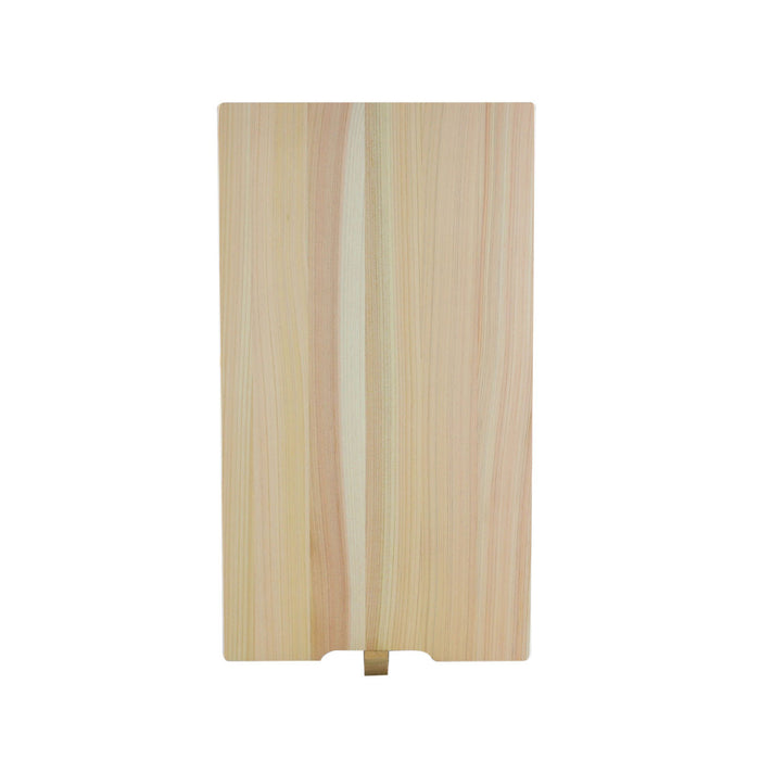 Hinoki (Japanese Cypress) Cutting Board w/Stand 14.4" x 7.9" x 0.6" H