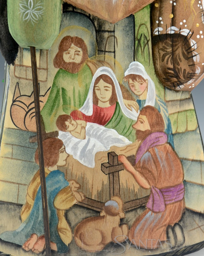 Holy Family Nativity Santa