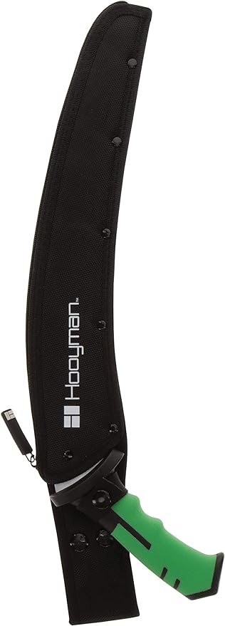 Hooyman Curved Blade Hand Saw 13" Blade Black/ Green