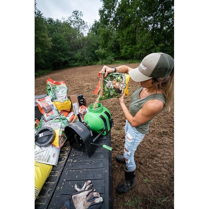 Hooyman Manual Seed Spreader Green/Black