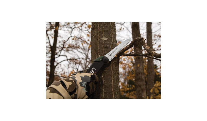 Hooyman MegaBite Compact Hand Saw 8" Blade Black 17" Overall Length