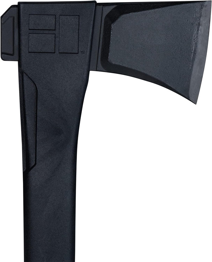 Hooyman Splitting Axe 1065 High Carbon Steel Blade Fiberglass Handle Black/Green